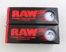 Lot Of 2 Slazenger - Raw Distance Xtreme Golf Balls Boxes Of 3 New