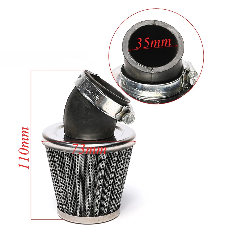 35mm Air Filter Cleaner ATV 50cc 90cc 110cc Dirt Bike Go Kart SUNL TAOTAO ROKETA - Image 2 of 4