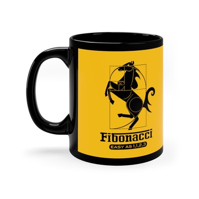 Fibonacci | Mug | 11 or 15 oz | Color Morph | Golden Ratio | Science | Ferrari