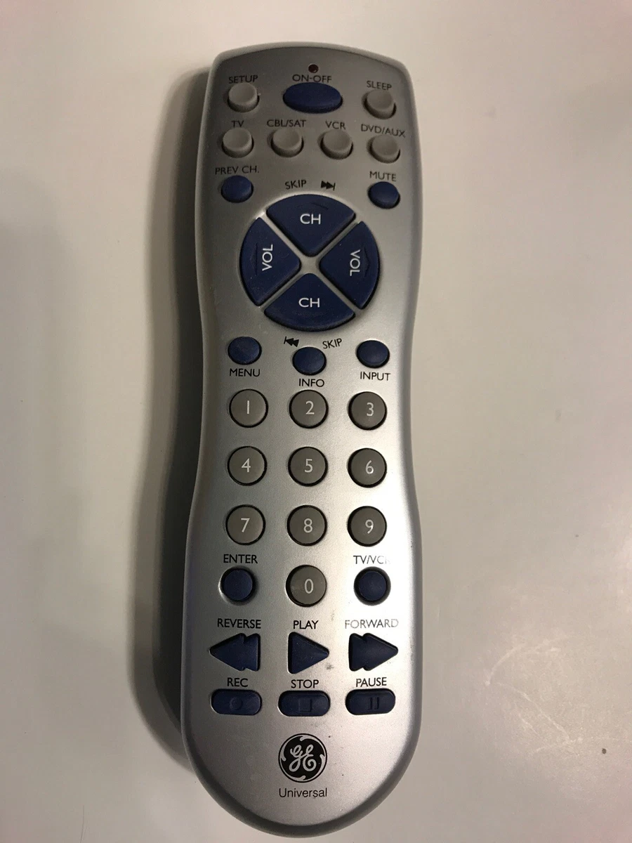GE Universal Remote RC94930 E General Electric Remote Control