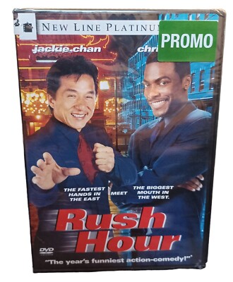 Rush Hour DVD, 1999 Platinum Series PROMO Brand New Factory Sealed Jackie Chan