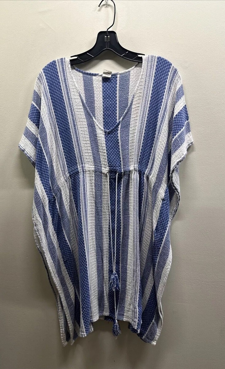 Poncho Beach Cover Dress Women's One Size Woven Drawstring Adjustable | eBay Poncho Beach Cover Dress Women's One Size Woven Drawstring Adjustable | eBay