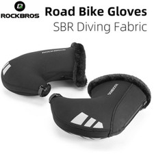 ROCKBROS Winter Road Bike Handlebar Glove Bicycle Thermal Mittens andlebar Cover