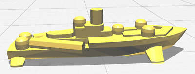 Hydrofoil - VS-10 - German Navy - Wargaming - Axis and Allies - Naval Miniature 