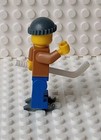 lego Winter fire station Boy on Ice Skates minfigure 10263 — photo 4