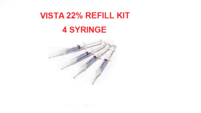 22% C P Fluorescent  Refill Whitening Kit 1.2mL Syringe by Vista Apex