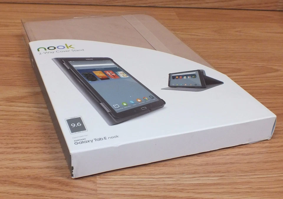 Soporte de cubierta bidireccional rosa claro genuino para Galaxy Tab E nook solamente **LEER** Foto 3 de 4