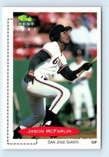 1991 Classic Best Jason McFarlin San Jose Giants #70