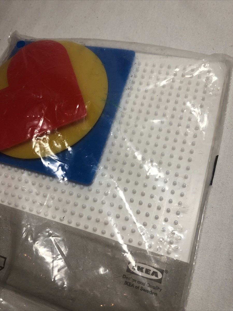 Ikea Pyssla (Perler) Bead Boards Set of Rainbow Craft Bead