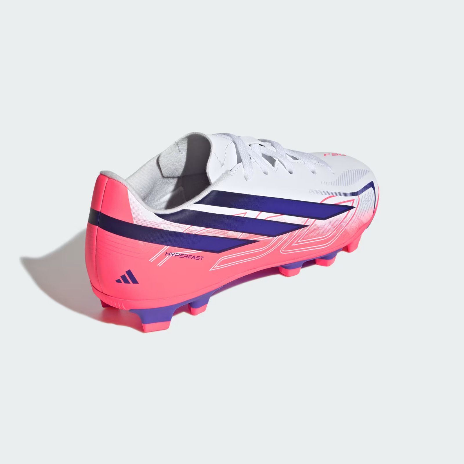ADIDAS F50 HYPERFAST CLUB FG MG Scarpe Calcio Bambino KK1308 Multi Terreno foto 5