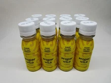 Box of 12 Proper Wild Vegan Energy Shots Ginger 2.5oz Exp 11/ 2026