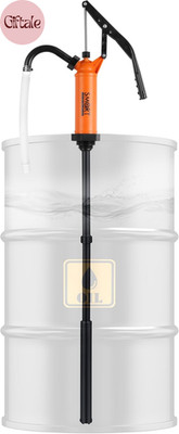 - 55 Gallon Drum Pump | Heavy Duty Manual Rain Barrel Pump for Water, DEF & Corr