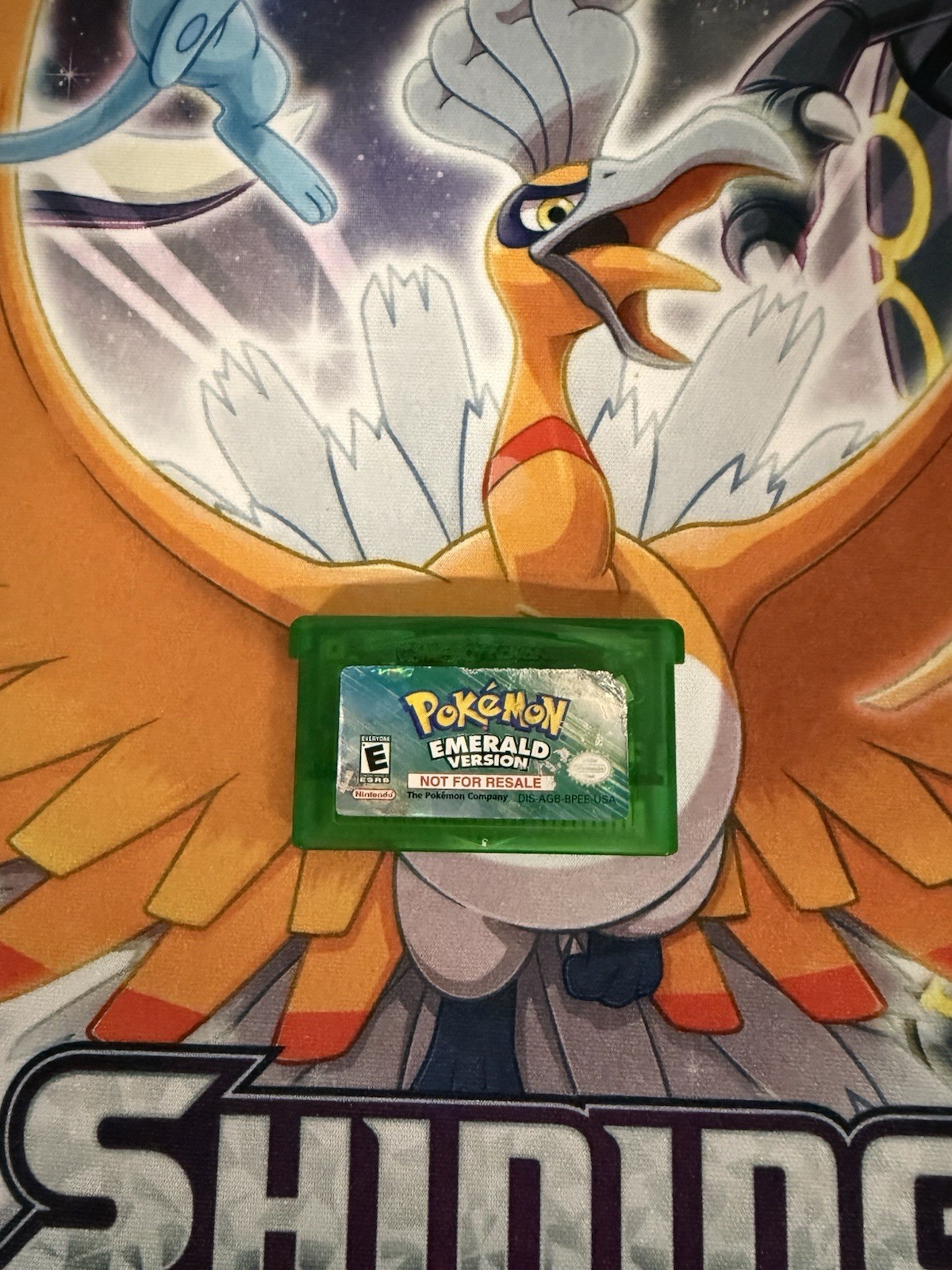 Authentic Pokemon Emerald NFR Not For Resale GBA Demo Kiosk Promo Store Display