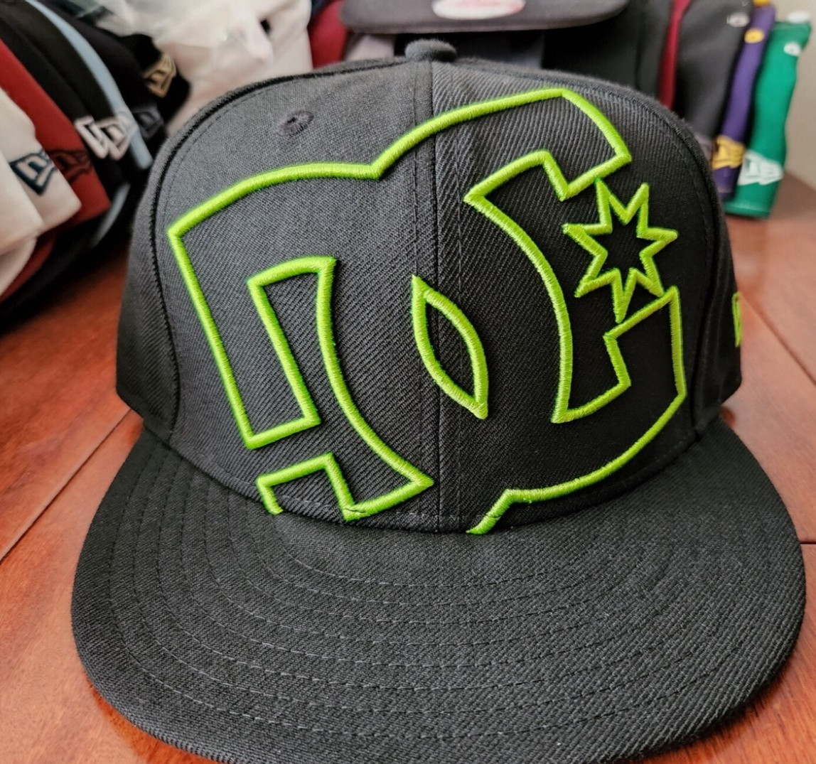 DC Shoes X New Era Fitted hat 59Fifty RARE OLDER STYLE Skati