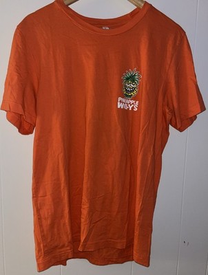Pineapple Willy's Panama City Beach Orange Vacation T-Shirt Size Large