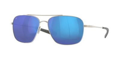 COSTA DEL MAR 6S6002 15 Canaveral Sh Palladium Blue Mirror 59 m Men's Sunglasses