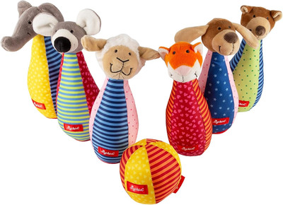 SIGIKID 49520 Kegelspiel Soft Playq Mädchen Und Jungen Babyspielzeug Empfohlen A