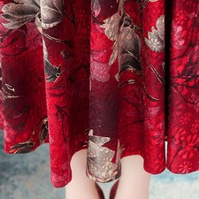 Robe Cheongsam femme style chinois avec jupe longueur cheville mode au choix