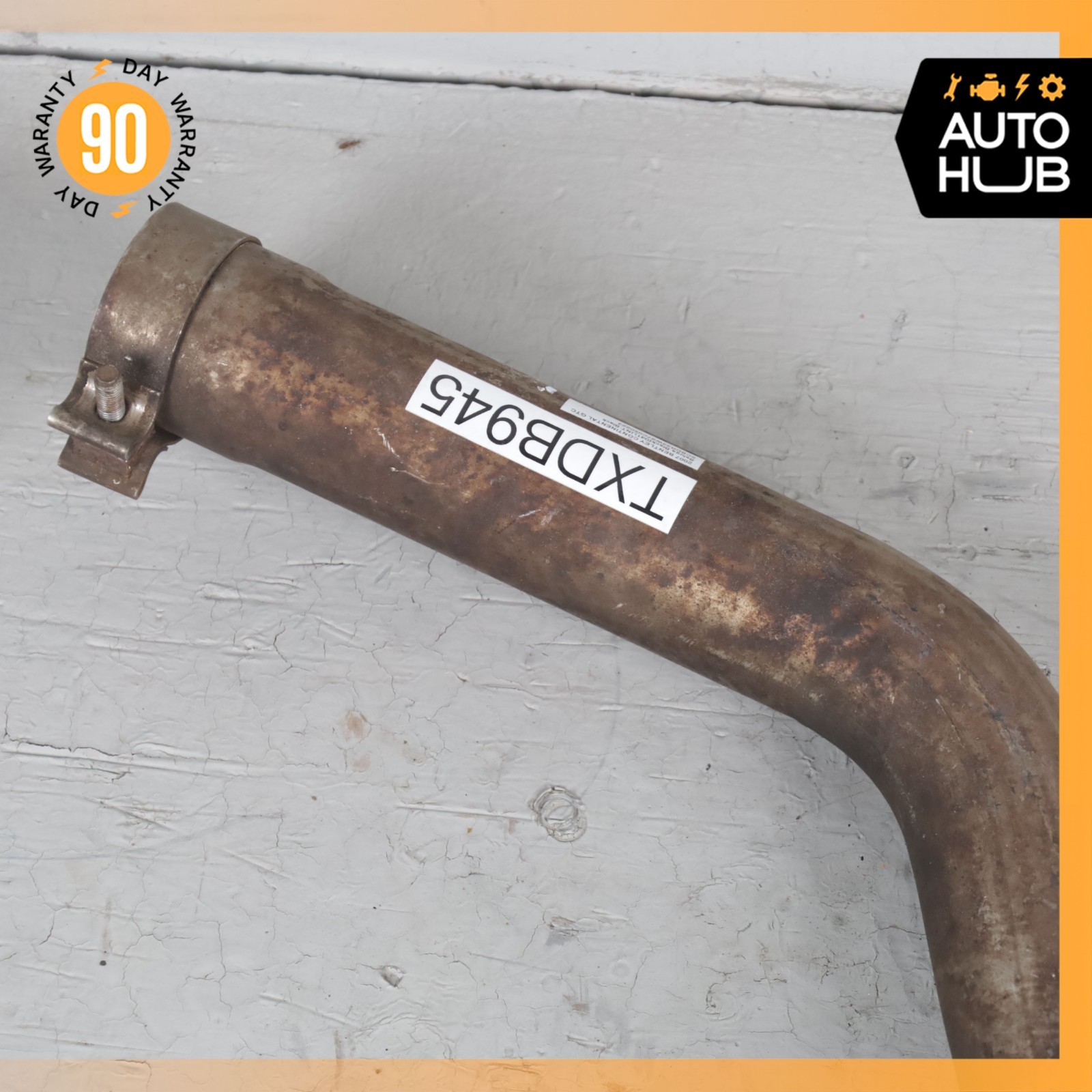 03-12 Bentley Continental GTC GT Exhaust Muffler Right Side 3W0253611 OEM 62k
