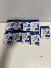 Lot Of 9 Brother TZe242 18mm 0.7" Red White Tape for P-Touch, 26.2' Tape Length