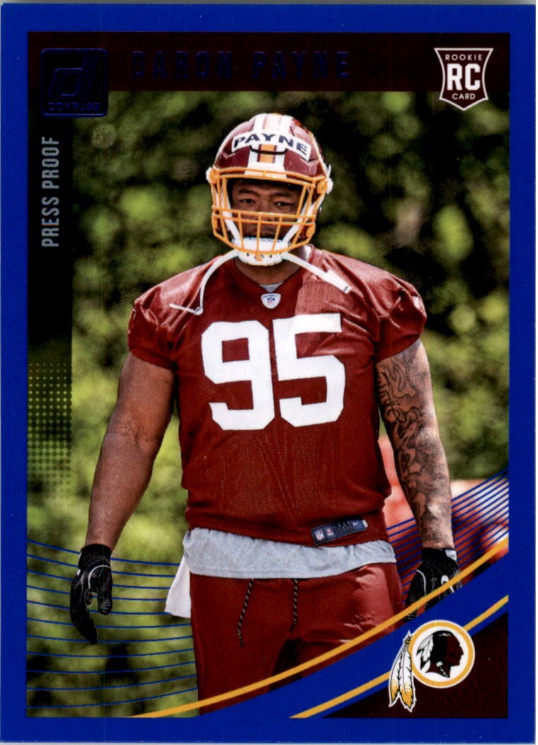 2018 Donruss Press Proof Blue #355 Daron Payne - FB