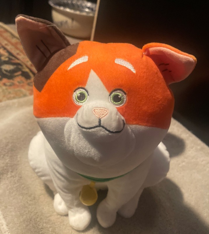 Big Hero 6 Mochi Cat Plush White Brown Orange 12" Tall Soft Toy Disney