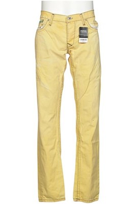 Cipo & Baxx Jeans Herren Hose Denim Jeanshose Gr. W34 Baumwolle Gelb #3gsovtj