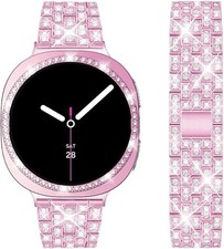 Bling Rhinestone Metal Strap Compatible with Samsung Galaxy Watch 8 40mm/44mm