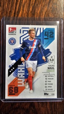 2021-22 Match Attax Hauke Wahl #638 Holstein Kiel
