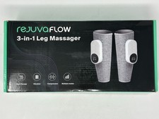 Rejuvaflow 3-in-1 Leg & Calf Massager Adjustable Compression Single Pack 1 Leg