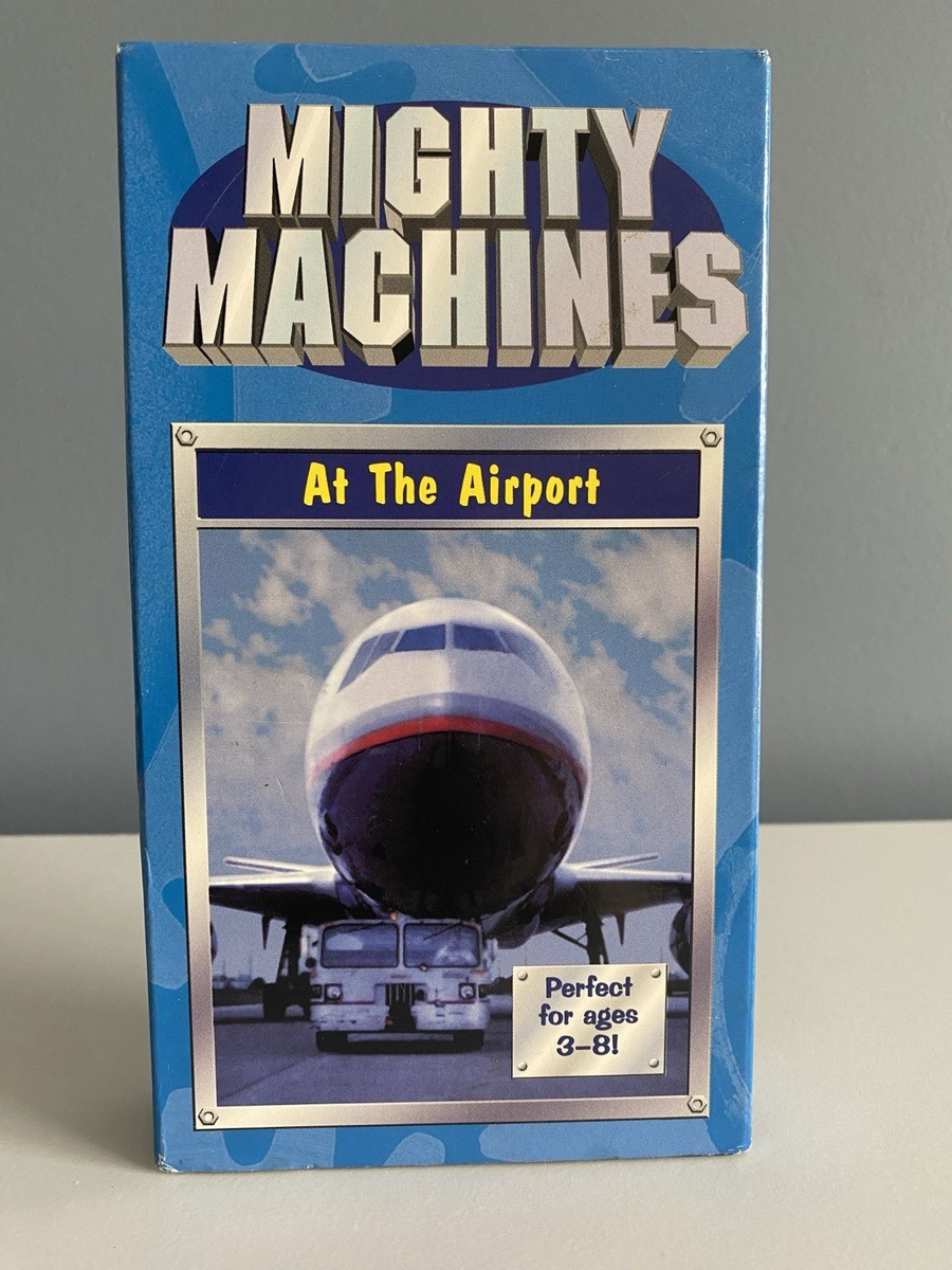 VHS Mighty Machines at the Airport SV11359 1994 ages 3-8