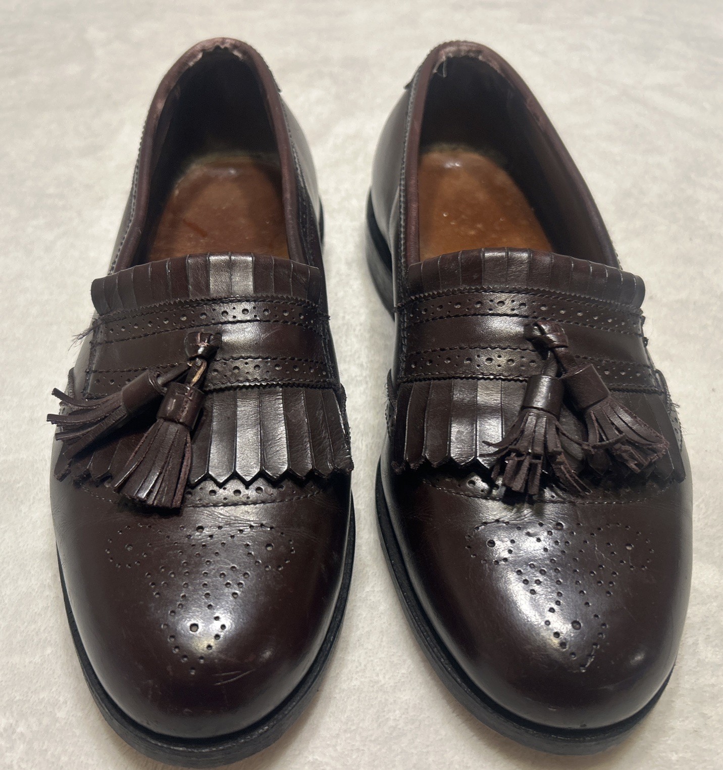 Allen Edmonds Men’s Size 9.5 E Bridgeton Leather Tassel Loafers Dress Shoes