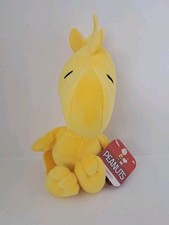 2015 Just Play Peanuts Worldwide WoodStock Yellow Bird 9" Plush NWT