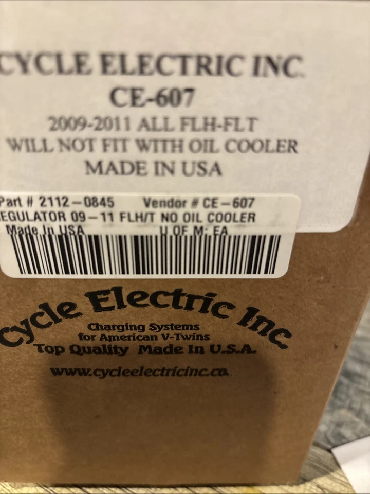 Regulador rectificador Cycle Electric CE-607 para encendido eléctrico eléctrico Foto 3 de 4
