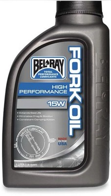 Bel-Ray High Performance Fork Oil - 15W - 1L. Motorcycle Street Bike Dirt Bike
