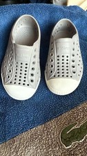 NATIVE TODLER SHOES LIGHT GRAY SIZE C6