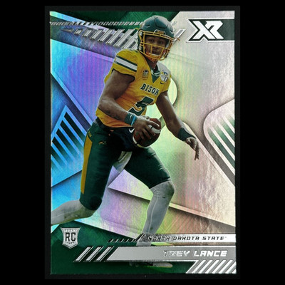 Trey Lance Rookie #181 2021 Panini Chronicles Xr Draft Picks Green Football Card