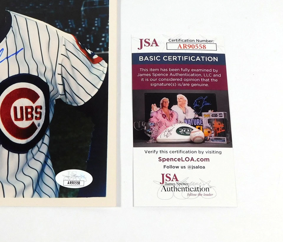 Billy Williams Signed 8 x 10 Color Photo Cubs JSA Auto AR90558 - Image 3 of 3