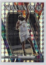 2020-21 Panini Mosaic Will to Win Mosaic Prizm James Harden #8 1d4