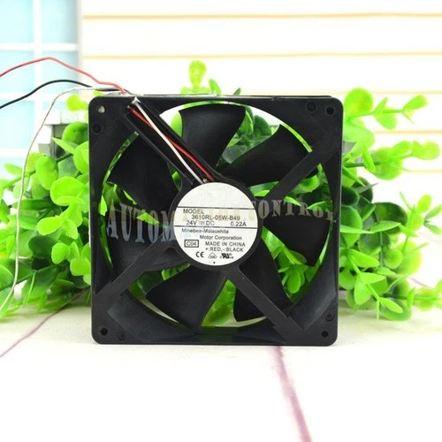 For NMB 3610RL-05W-B49 DC 24V 0.22A 0.73A 9025 9038 Inverter Cooling Fan 3Pin