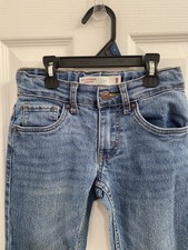 Levi's Levi Strauss Signature Skinny Jeans Girl's Size 8 Adjustable Waist - EX