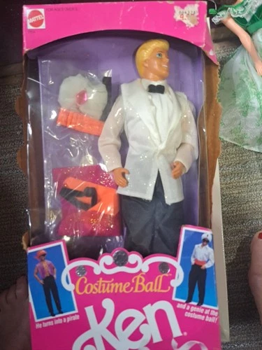 Mattel 1990 Costume Ball Ken Barbie Doll Pirate Genie, Vintage, 7154