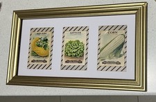 Card Seed Co  Seed Packets Collectible Antique Display
