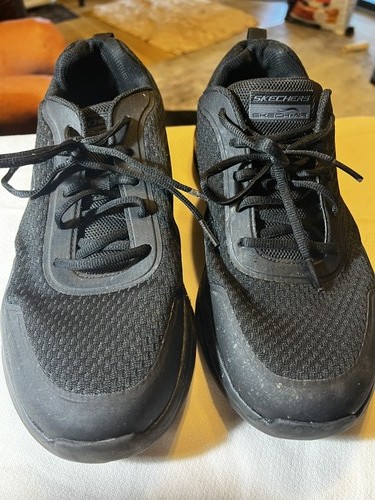 Skechers Men's Skech-Air Cushioning Citro Black Athletic Shoes 10.5