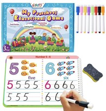 Preschool Learning Workbook for Kids - Handwriting, Tracing, ABC Activities