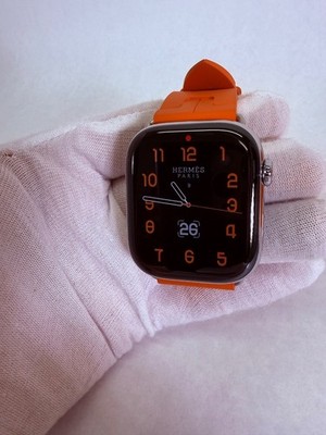 Apple Watch Hermès Series 10 46mm Silver Titanium GPS+LTE | eBay