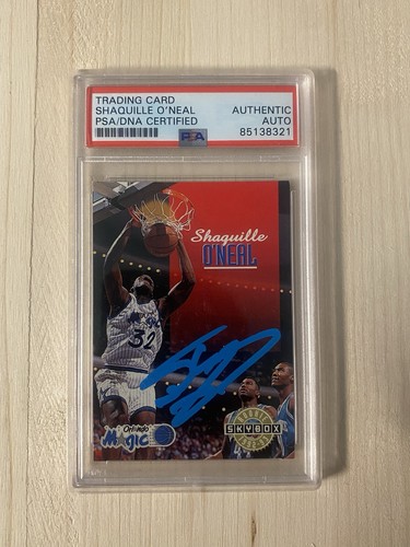 1993 Rookie Shaquille O’Neal Auto on SkyBox with Orlando Magic  - Picture 1 of 2
