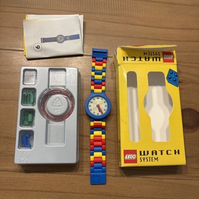 Lego Watch System_Starter by Crival 1996 W/Links Box Papers - Box Has Some Wear