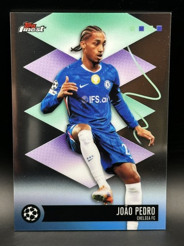2025-26 Topps Finest Club Competitions Joao Pedro #496 Rare Chelsea