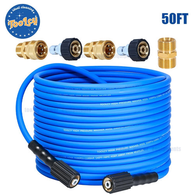 #ad TOOLCY 3400 psi Super Flexible Pressure Washer Hose with 3 8quot; Quick Adapters $53.93